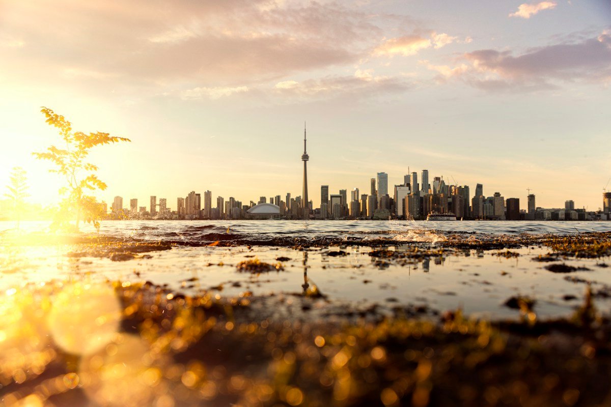 Toronto skyline, stock photograph by Andre Furtado